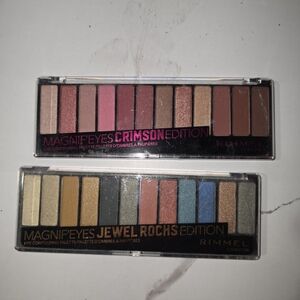 Rimmel London Magnif'eyes Eyeshadow Palettes - Crimson & Jewel Rocks